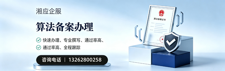 西安算法备案申报服务