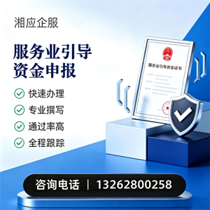 西安服务业引导资金申报服务
