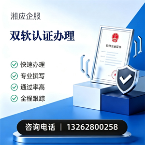 西安双软认证申报服务