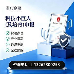 西安科技小巨人及培育企业申报服务