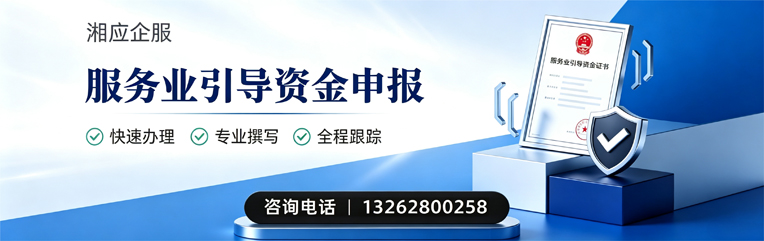 西安服务业引导资金申报服务