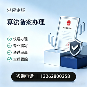 西安算法备案申报服务